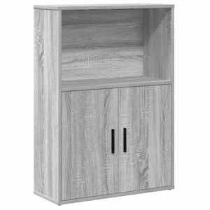 vidaXL sz&uuml;rke sonoma sz&iacute;nű szerelt fa k&ouml;nyvespolc 60x24x85 cm