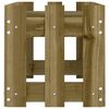 vidaXL impregn&aacute;lt fenyőfa kerti magas&aacute;gy&aacute;s ker&iacute;t&eacute;ssel 100 x 30 x 30 cm