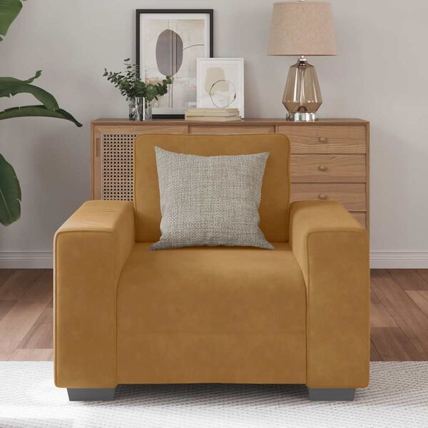 vidaXL barna b&aacute;rsony kanap&eacute;fotel 60 cm