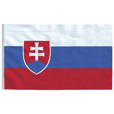 vidaXL szlovák zászló alumíniumrúddal 4 m