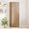 vidaXL Highboard k&eacute;zműves t&ouml;lgy 60 x 35 x 180 cm Faanyag