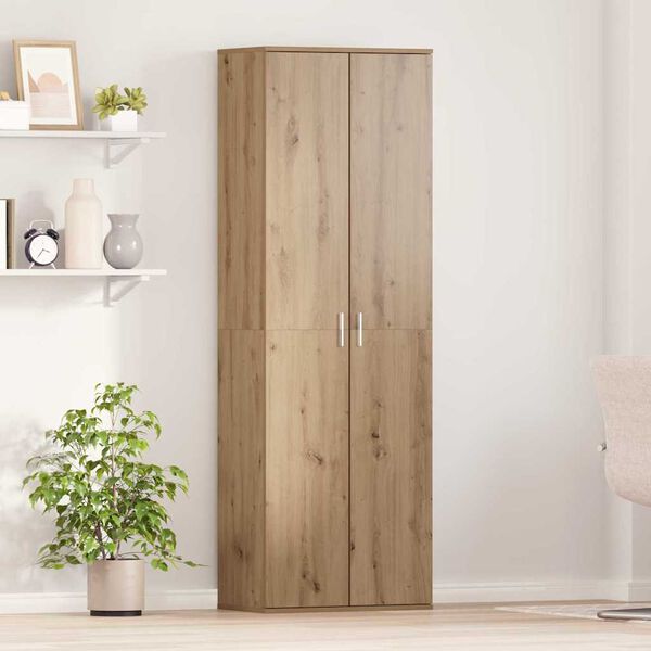 vidaXL Highboard k&eacute;zműves t&ouml;lgy 60 x 35 x 180 cm Faanyag
