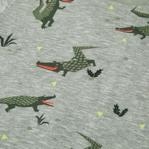 Világos keki melange gyerekpóló 128