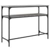 vidaXL szürke sonoma színű szerelt fa konzolasztal 100x35,5x75 cm