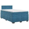 vidaXL Boxspring &aacute;gy matraccal fejt&aacute;ml&aacute;val K&eacute;k 120 x 190 cm B&aacute;rsony