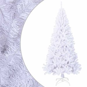vidaXL feh&eacute;r PVC műkar&aacute;csonyfa vastag &aacute;gakkal 210 cm