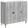 vidaXL Sz&eacute;f Sz&uuml;rke Sonoma 89 x 34,5 x 80 cm Szerelt Fa