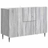 vidaXL Sz&eacute;f fi&oacute;kkal Sz&uuml;rke Sonoma 89 x 34,5 x 62 cm Szerelt Fa