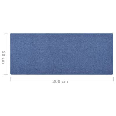 vidaXL kék futószőnyeg 80 x 200 cm