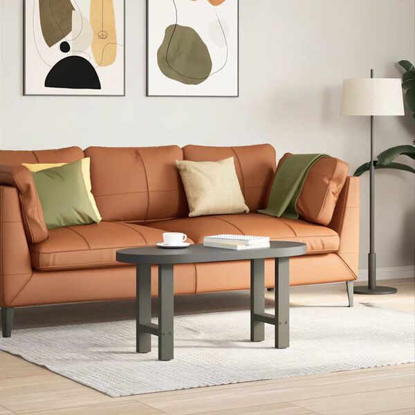 vidaXL 2 db antracitsz&uuml;rke ac&eacute;l doh&aacute;nyz&oacute;asztal l&aacute;b 38x(42-43) cm