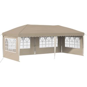 vidaXL Parti s&aacute;tor 575 x 289 x 245 cm Kr&eacute;msz&iacute;nű