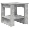 vidaXL Doh&aacute;nyz&oacute;asztal Beton Sz&uuml;rke 51 x 50 x 50 cm Szerelt Fa
