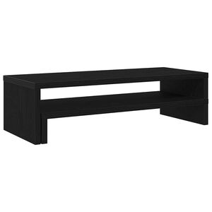 vidaXL fekete t&ouml;lgy sz&iacute;nű szerelt fa monitor&aacute;llv&aacute;ny 54 x 22 x 15 cm