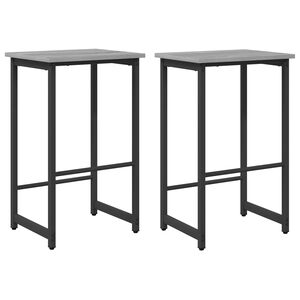 vidaXL B&aacute;rsz&eacute;k 2 db Sz&uuml;rke Sonoma 40 x 32 x 74 cm Szerelt Fa