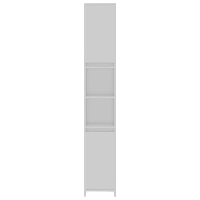 vidaXL fehér forgácslap fürdőszobaszekrény 30 x 30 x 183,5 cm