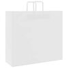 vidaXL 250 db feh&eacute;r pap&iacute;rzacsk&oacute;k foganty&uacute;kkal 54x15x49 cm