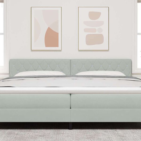 vidaXL Fejt&aacute;mla fejt&aacute;ml&aacute;val Vil&aacute;gossz&uuml;rke 200 cm Műbőr