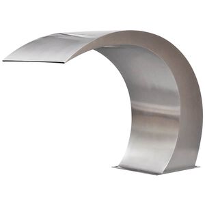 Kerti rozsdamentes acél vízesés medence-szökőkút 45 x 30 x 60 cm