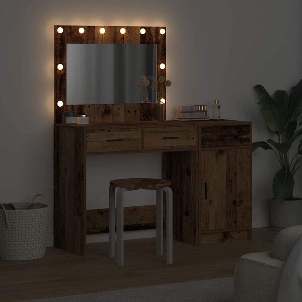 vidaXL &Ouml;lt&ouml;zk&ouml;dőasztal fi&oacute;kkal 2 pcs Barna 40 x 41 x 75 cm Faanyag