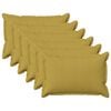 vidaXL P&aacute;rna 6 db HOUTEN Vil&aacute;gos z&ouml;ld 40 x 60 cm Műlensz&ouml;vet
