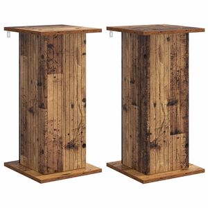 vidaXL N&ouml;v&eacute;ny&aacute;llv&aacute;ny 2 pcs Antik Fa 30,5 x 30 x 60,5 cm Szerelt Fa