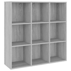 vidaXL sz&uuml;rke sonoma sz&iacute;nű k&ouml;nyvszekr&eacute;ny 98 x 29 x 97,5 cm