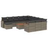 vidaXL Patio Sofa Set 11-szem&eacute;lyes Grey