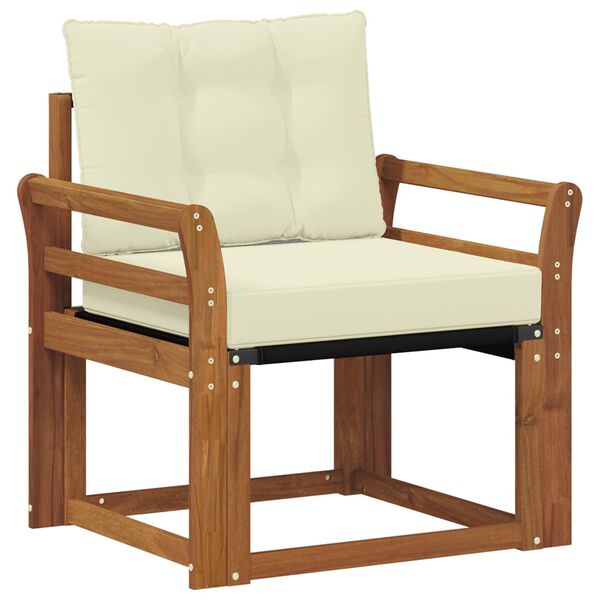 vidaXL K&uuml;lt&eacute;ri kanap&eacute; szett T&ouml;m&ouml;r ak&aacute;cfa &eacute;s textil&eacute;n