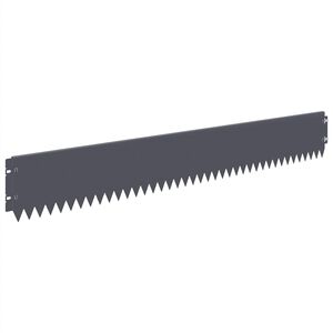 vidaXL Fűszeg&eacute;lyez&eacute;s 30 pcs 103 x 15 cm Ac&eacute;l Antracitsz&uuml;rke