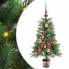 vidaXL Kar&aacute;csonyfa 150 LED-del &aacute;llv&aacute;nnyal Z&ouml;ld 90 cm PE
