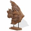 vidaXL Hal szobor Teak 40x12x57 cm