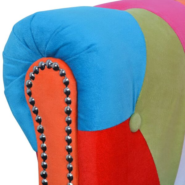 vidaXL 2 részes krémszínű szövet Chesterfield kanapégarnitúra