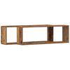 vidaXL Falpolcok 2 db &Ouml;reg fa 80 x 15 x 26 cm Szerelt Fa