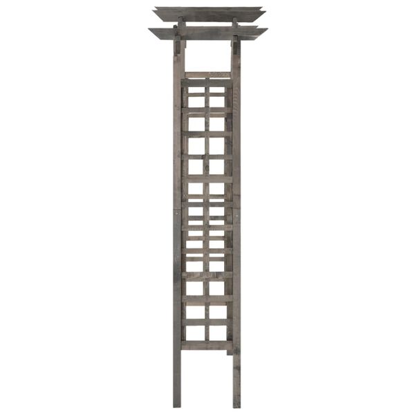 vidaXL sz&uuml;rke impregn&aacute;lt fenyőfa r&aacute;csos bolt&iacute;v 150 x 50 x 210 cm