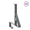 vidaXL Havaz&aacute;r t&aacute;mogat&oacute; 12 pcs Antracit 29,5 x 3 x 34,5 cm Ac&eacute;l