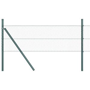 vidaXL Hatsz&ouml;gletű ker&iacute;t&eacute;s talajr&ouml;gz&iacute;tő 100 x 0,4 m PVC-bevonatos ac&eacute;l