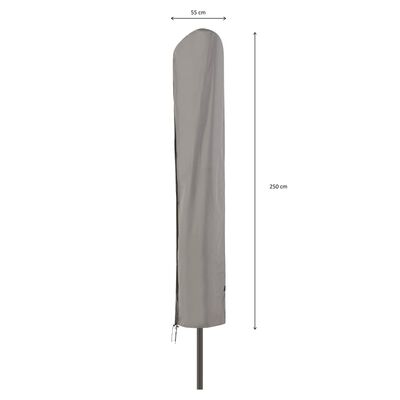 Madison szürke ernyőhuzat talpas napernyőhöz 55x250 cm