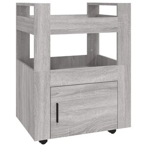 vidaXL sz&uuml;rke sonoma szerelt fa zs&uacute;rkocsi 60 x 45 x 80 cm
