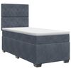 vidaXL Boxspring &aacute;gy matraccal S&ouml;t&eacute;tsz&uuml;rke Egyszem&eacute;lyes B&aacute;rsony