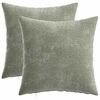 vidaXL P&aacute;rna huzat 2 db HEERLEN Z&ouml;ld 40 x 40 cm Chenille Sz&ouml;vet
