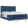 vidaXL Boxrug&oacute;s &aacute;gy fejt&aacute;ml&aacute;val K&eacute;k 200 x 180 cm sz&ouml;vet
