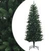 vidaXL Artificial Hinged Christmas Tree 120 cm PE &eacute;s PVC Z&ouml;ld