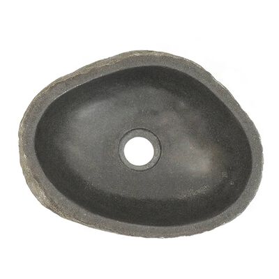 vidaXL ovális folyami kő mosdókagyló 30-37 cm