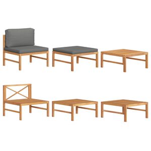 vidaXL 3 r&eacute;szes t&iacute;kfa kerti b&uacute;torszett s&ouml;t&eacute;tsz&uuml;rke p&aacute;rn&aacute;kkal