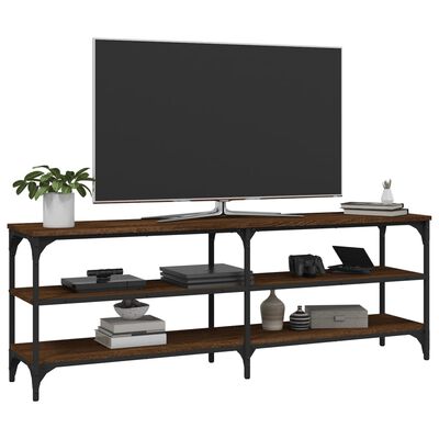 vidaXL barna tölgy színű szerelt fa TV-szekrény 140 x 30 x 50 cm