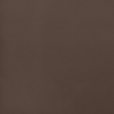 vidaXL barna műbőr zsebrugós ágymatrac 80 x 200 x 20 cm
