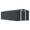vidaXL antracitszürke fém kerti fészer 257 x 580 x 181 cm