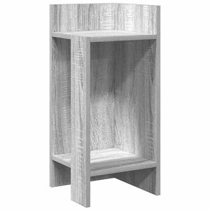 vidaXL sz&uuml;rke sonoma sz&iacute;nű kisasztal polccal 25,5 x 27 x 60 cm