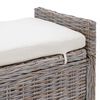 vidaXL T&aacute;rol&oacute;pad p&aacute;rn&aacute;val t&aacute;rol&oacute;val Sz&uuml;rke 110 x 40 x 50 cm Rattan