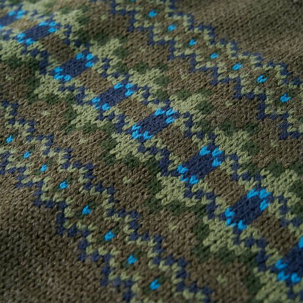 Gyerek pul&oacute;ver k&ouml;t&ouml;tt khaki 128